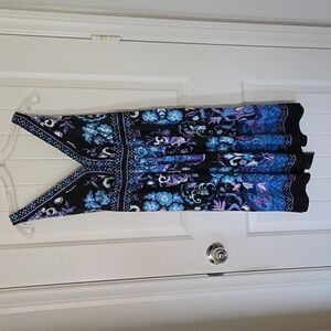 ECI Silk Floral Dress Size 8